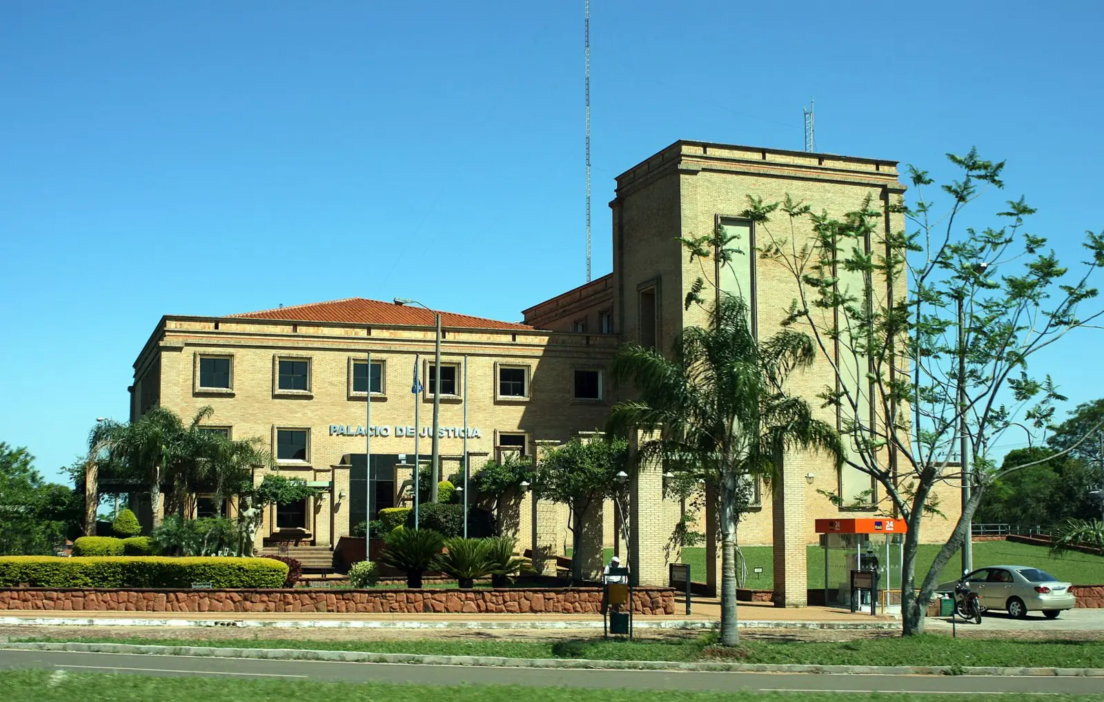 Palácio de Justiça de San Juan Bautista, em Misiones, sede do Judiciário na região